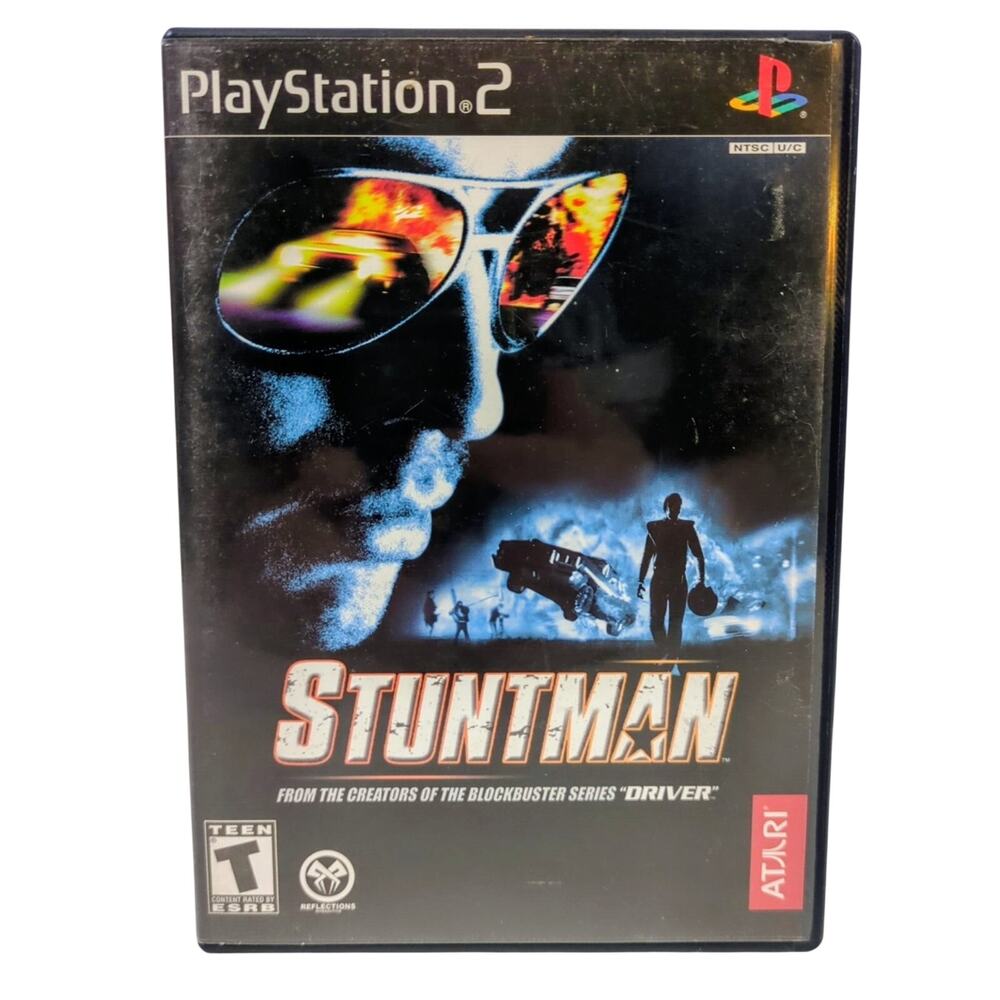 Stuntman PS2 Sony PlayStation 2 Complete in Box CIB Black Label Tested Atari